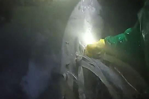 龙岩消防水池堵漏现场
